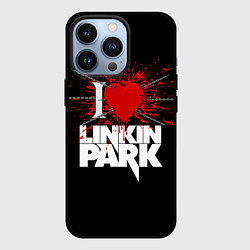 Чехол для iPhone 13 Pro Linkin Park Сердце, цвет: 3D-черный