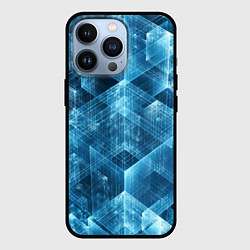 Чехол для iPhone 13 Pro GLASS CUBES, цвет: 3D-черный