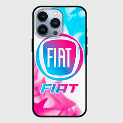 Чехол для iPhone 13 Pro Fiat Neon Gradient, цвет: 3D-черный