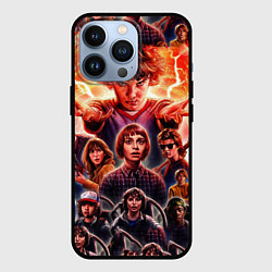 Чехол для iPhone 13 Pro Stranger Things Арт, цвет: 3D-черный