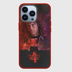 Чехол для iPhone 13 Pro EDDIE MUNSON STRANGER THINGS 4, цвет: 3D-красный