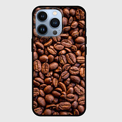 Чехол для iPhone 13 Pro Зерна жареного кофе, цвет: 3D-черный