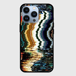 Чехол для iPhone 13 Pro Glitch pattern - fashion trend, цвет: 3D-черный