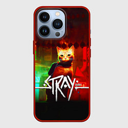 Чехол для iPhone 13 Pro Stray: Бродяжка, цвет: 3D-красный