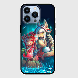 Чехол для iPhone 13 Pro Наначи и Митти из аниме Сделано в бездне, цвет: 3D-черный