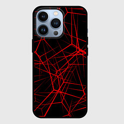 Чехол iPhone 13 Pro Intersecting red rays