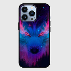 Чехол для iPhone 13 Pro Mystical wolf, цвет: 3D-черный