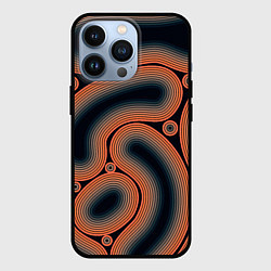 Чехол для iPhone 13 Pro Амебы Ржавчин, цвет: 3D-черный