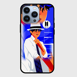 Чехол для iPhone 13 Pro BTS Smooth Like Butter, цвет: 3D-черный
