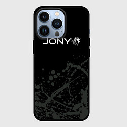 Чехол для iPhone 13 Pro Jony - краска, цвет: 3D-черный
