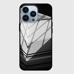 Чехол для iPhone 13 Pro Абстрактные тени и геометрические фигуры, цвет: 3D-черный
