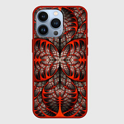 Чехол для iPhone 13 Pro Готический узор, цвет: 3D-красный