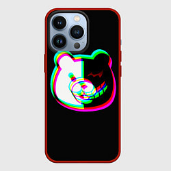 Чехол для iPhone 13 Pro Danganronpa glitch monokuma, цвет: 3D-красный