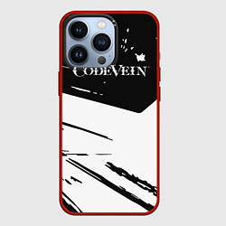 Чехол для iPhone 13 Pro Code vein Logo краска, цвет: 3D-красный