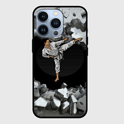 Чехол для iPhone 13 Pro Боевые искусства - каратист, цвет: 3D-черный