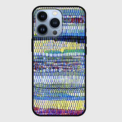 Чехол для iPhone 13 Pro Сшитые воедино кусочки ткани - patchwork, цвет: 3D-черный