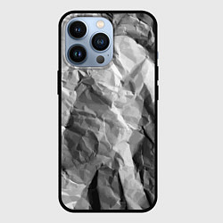 Чехол для iPhone 13 Pro Имитация скалы, цвет: 3D-черный