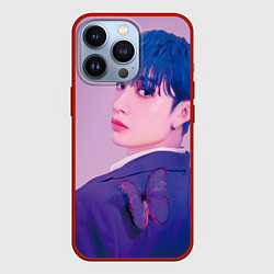 Чехол для iPhone 13 Pro Stray Kids 2nd World Tour Maniac Bang Chan, цвет: 3D-красный