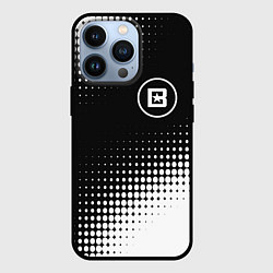 Чехол для iPhone 13 Pro Beastars белая абстракция кружочки, цвет: 3D-черный