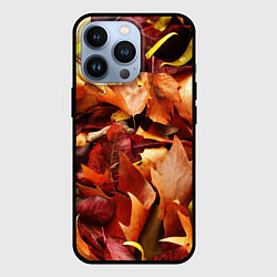 Чехол для iPhone 13 Pro Куча осенних листьев, цвет: 3D-черный