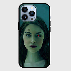 Чехол для iPhone 13 Pro Женщина - киборг, цвет: 3D-черный