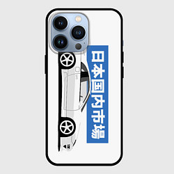 Чехол для iPhone 13 Pro Nissan 300ZX Front View JDM Retro Style, цвет: 3D-черный