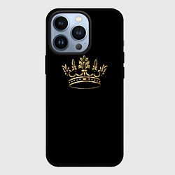 Чехол для iPhone 13 Pro Королевская особа, цвет: 3D-черный