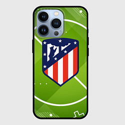 Чехол для iPhone 13 Pro Atletico madrid Поле, цвет: 3D-черный