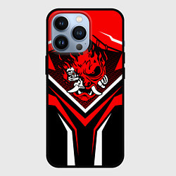 Чехол для iPhone 13 Pro Киберпанк - Демон Они - Sportwear, цвет: 3D-черный