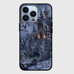 Чехол для iPhone 13 Pro Старый заброшенный замок - Halloween, цвет: 3D-черный