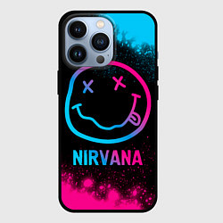 Чехол для iPhone 13 Pro Nirvana - neon gradient, цвет: 3D-черный