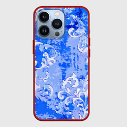 Чехол для iPhone 13 Pro Растительный орнамент - паттерн, цвет: 3D-красный