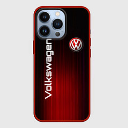 Чехол для iPhone 13 Pro Volkswagen art, цвет: 3D-красный