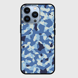 Чехол для iPhone 13 Pro Камуфляж ВМФ цифра крупный, цвет: 3D-черный