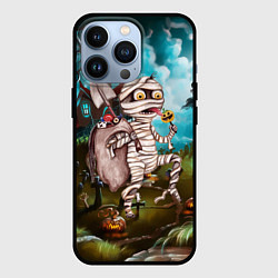 Чехол для iPhone 13 Pro Мумия, цвет: 3D-черный