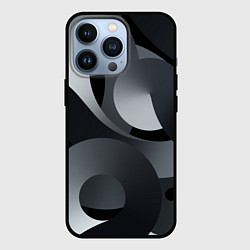 Чехол для iPhone 13 Pro Спирали абстракция, цвет: 3D-черный