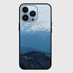 Чехол для iPhone 13 Pro Кавказские горы, цвет: 3D-черный