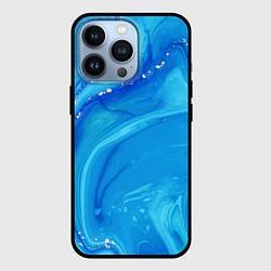 Чехол для iPhone 13 Pro Лазурит, цвет: 3D-черный