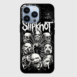 Чехол для iPhone 13 Pro Slipknot Black, цвет: 3D-черный