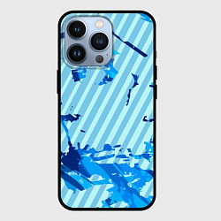 Чехол iPhone 13 Pro Синие линии