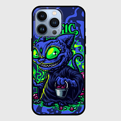 Чехол для iPhone 13 Pro Волшебный котейка, цвет: 3D-черный