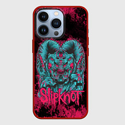 Чехол для iPhone 13 Pro Monster Slipknot, цвет: 3D-красный