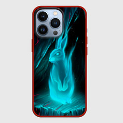 Чехол для iPhone 13 Pro Дух кролика, цвет: 3D-красный