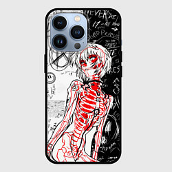 Чехол для iPhone 13 Pro Рей Аянами - dead inside mood, цвет: 3D-черный