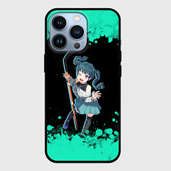 Чехол для iPhone 13 Pro Аяка Мидзусава - Пураоре гордость оранжевых, цвет: 3D-черный