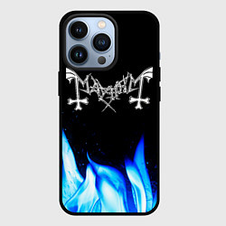 Чехол iPhone 13 Pro Mayhem blue fire