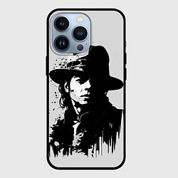 Чехол для iPhone 13 Pro Майкл Джексон - рисунок, цвет: 3D-черный