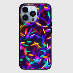 Чехол для iPhone 13 Pro Цветомузыка, цвет: 3D-черный