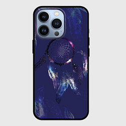 Чехол для iPhone 13 Pro Мистический абстрактный ловец снов, цвет: 3D-черный