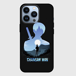 Чехол для iPhone 13 Pro Силуэт Аки, цвет: 3D-черный